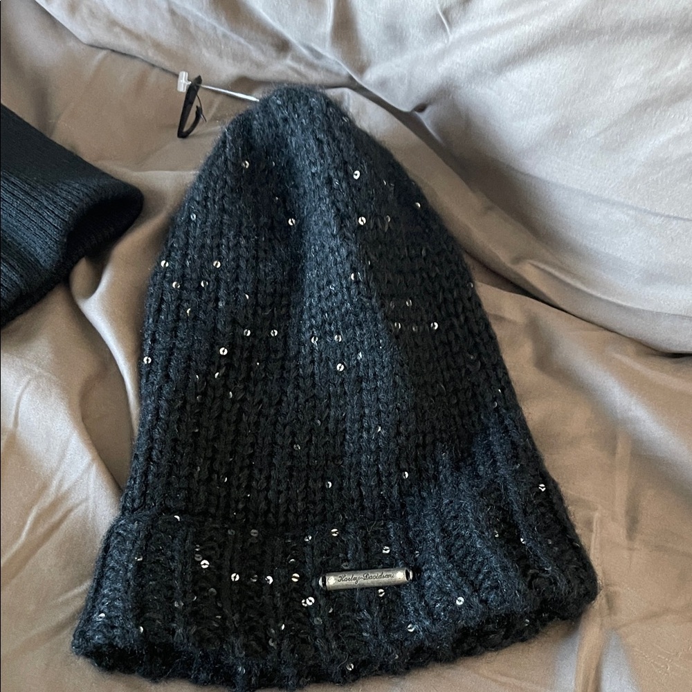 Harley-Davidson Black Knit Beanie